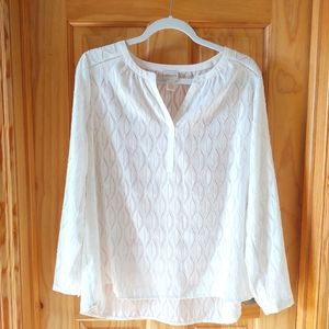 Chico's Women's Semi-Sheer Shirt